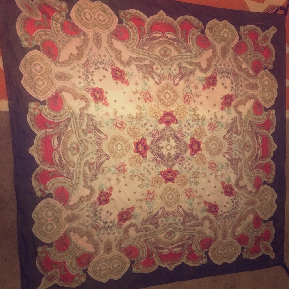 Johnny was 100% silk scarf